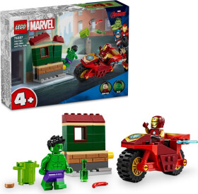 LEGO® Marvel 76287 Iron Man s motorkou a Hulk - LEGO® Marvel Super Heroes