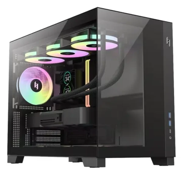 GameMax NEX C33 černá / Skříň / mATX / BTF (NEX C33 BK)