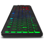 Niceboy ORYX K100 černá / Herní klávesnice / membránová / RGB podsvícení / USB / CZ layout (8594182424409)