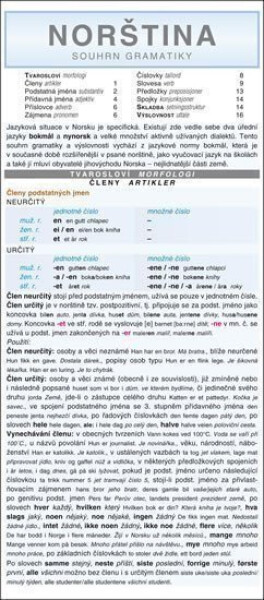 NORŠTINA souhrn gramatiky, Klára Winklerová