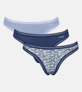 Dámské kalhotky GO Crush String C3P - UNKNOWN - modré V003 - SLOGGI UNKNOWN L