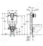 GROHE - Bau Ceramic Umyvadlo 553x386 mm, s přepadem, 1 otvor pro baterii, alpská bílá 39440000