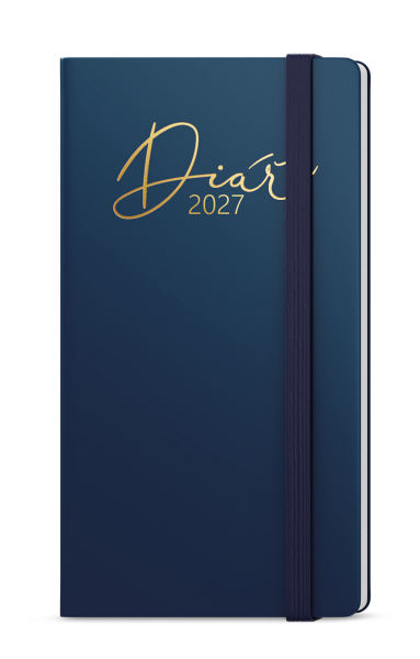 Týdenní diář 2027 Baloušek Jakub Luxi kapesní modrá
