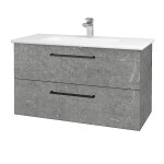 Dřevojas - Umyvadlová skříňka GIO SZZ2 100 - D20 Galaxy / Úchytka T06 / D20 Galaxy 277307H
