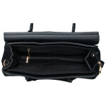 Trendy dámská koženková kabelka do ruky Camila, černá