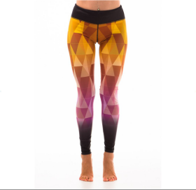 Dámské fitness legíny Six Deuce Nefertari SD-3850-YEPI Litexo