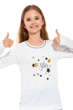 Dívčí pyžamo 958/156 Star CORNETTE Bílá