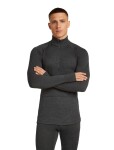 ICEBREAKER Mens 260 ZoneKnit LS Half Zip, Jet Heather velikost: S