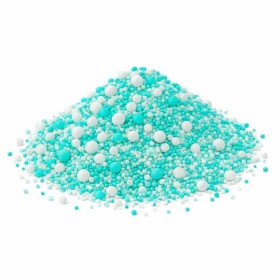 Cukrové zdobení SweetArt Turquoise White sprinkle mix (80 g)