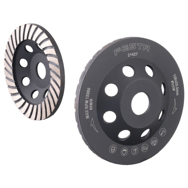 FESTA 21427 Kotouč diamantový brusný, TURBO, 125mm, 22,2mm
