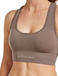 Dámská merino podprsenka ICEBREAKER Wmns 260 Zoneknit Seamless Bra, Porcini velikost: S