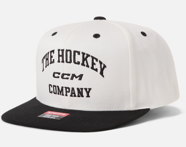 Pánská kšiltovka CCM Athleisure Flat Brim Cap Blanc De Blanc