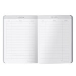 Busy B Týdenní diář Week to View Spot A6 – 2026/27, fialová barva, papír