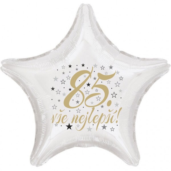 85. narozeniny balónek hvězda Balonky.cz 85. narozeniny balónek hvězda Balonky.cz