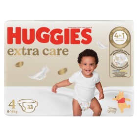 HUGGIES Extra Care 4, 8-16 kg, 33 ks
