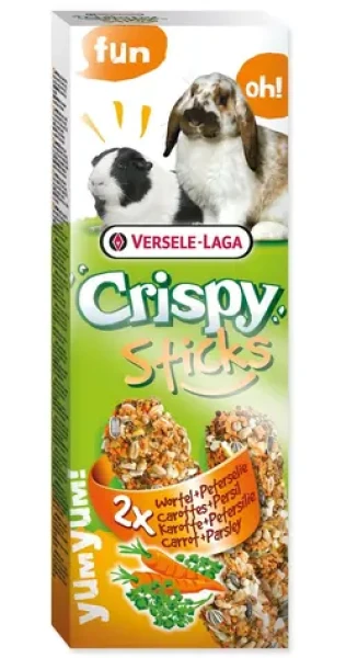 VERSELE-LAGA Crispy Sticks s mrkví a petrželkou 110 g, 2 ks / Pamlsky pro hlodavce / Králík, morče (7205-462060)