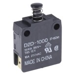 C & K Switches U811J85W3GE223 tlačítko 120 V, 28 V/DC 1 A 1x zap/(zap) červená (š x v) 15.24 mm x 12.70 mm 1 ks Bulk