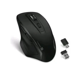 CONNECT IT Dual SmartSwitch bezdrátová myš černá / optická / 1600DPI / 6 tlačítek / 2.4GHz / 1xAA (CMO-3100-BK)