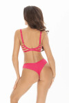 Dámské tanga V-11055 Růžová - Axami tmavě růžová XS-34