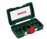 BOSCH 2607019464 - Sada fréz / HM / průměr stopky 6 mm / 6 ks (2607019464)