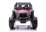 Mamido Dětské elektrické auto Buggy UTV-MX 4x4 LCD MP4 Spider lakované červené