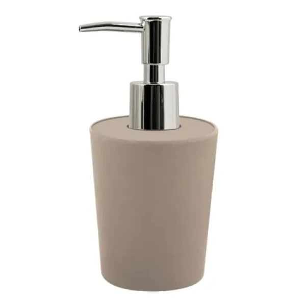 Spirella TAKEO dávkovač mýdla šedohnědý / bambusové vlákna / 400 ml (7610583204745)