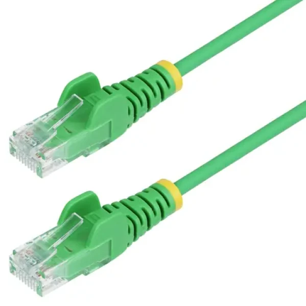 StarTech CAT6 Slim zelená / Síťový kabel / RJ-45 / 0,5 m / PoE (N6PAT50CMGNS)