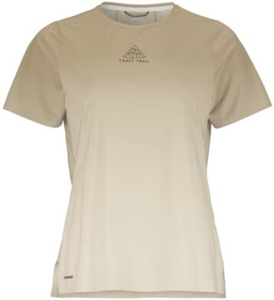 Craft PRO Trail SS 2 dámské triko beige - Běžecké tričko CRAFT PRO Trail SS 2 - hnědá Velikost textilu: XXL