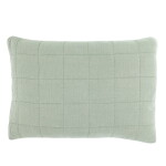 Chic Antique Prošívaný povlak na polštář Aix Vintage Verte 60 × 40 cm, zelená barva, textil