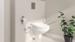 GROHE - Solido Set předstěnové instalace, klozetu a bidetového sedátka Bau Ceramic, softclose, tlačítko Even, chrom SANI15BB1102