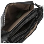 Stylová dámská koženková crossbody kabelka Angie, tmavě šedá