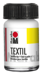 Barva na textil Marabu Textil 15 ml - bílá 070