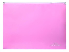Spisové desky CONCORDE se zipem A4 - pastel růžová