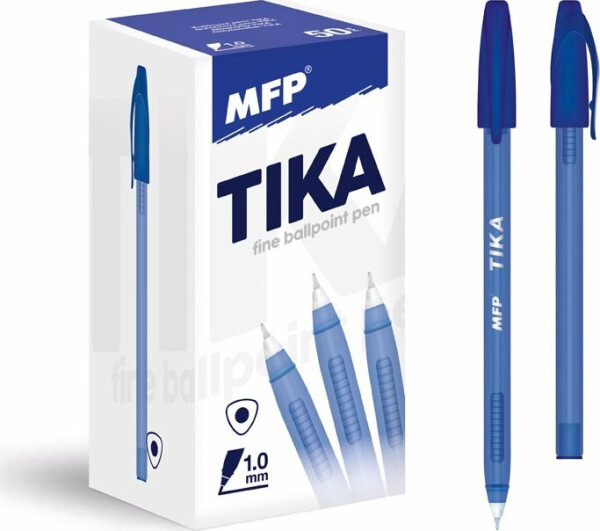 Kuličkové pero Tika 107 - modrá