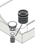 HANSGROHE - Prodloužení odtokového ventilu 56840000