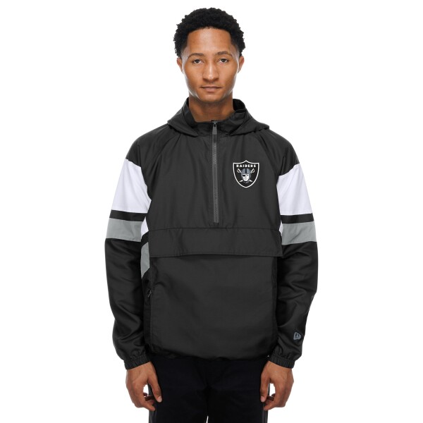 New Era Pánská bunda Las Vegas Raiders NFL Quarter Zip Windbreaker Velikost: L