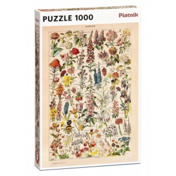 Puzzle Millat: Květiny 1000 dílků