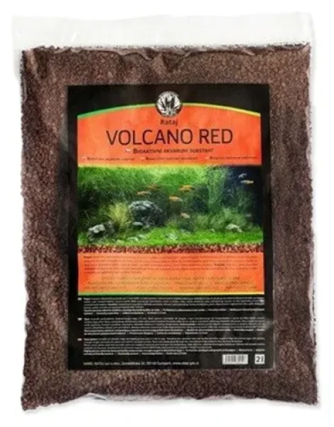 RATAJ Akvarijní substrát Volcano Red červený / 8 l (7881-5213)