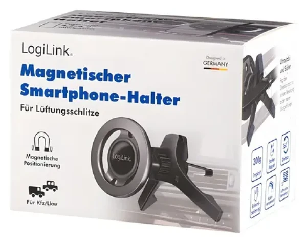 Magnetický držák do auta na mobilní telefon / Držák do auta / Pasivní / Magnetický / 4,7-6,9" (AA0167)