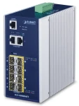 PLANET IGS-10080MFT / Switch průmyslový / 2x 2.5Gbps SFP / 6x 1G SFP / 2x GbE RJ-45 (IGS-10080MFT)