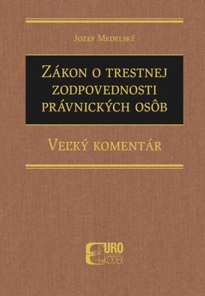 Zákon trestnej zodpovednosti právnických osôb