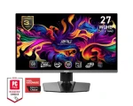 26.5" MSI MPG 271QRXDE QD-OLED černá / WQHD / QD-OLED / 16:9 / 0.03ms / 1500000:1 / 1000cd-m2 / HDMI+DP+USB-C / VESA (9S6-3CD79A-006)
