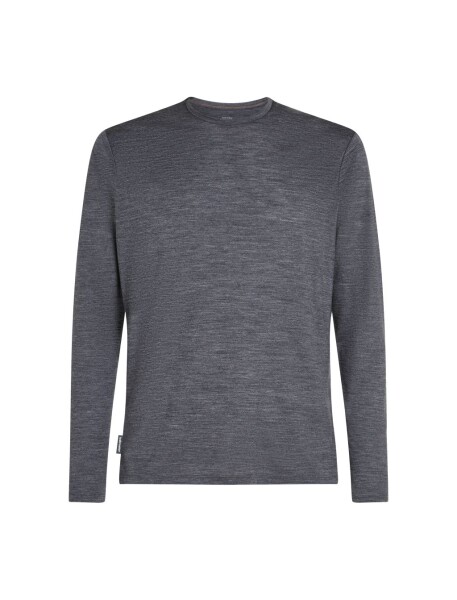 Pánské merino tričko s dlouhým rukávem ICEBREAKER Mens 125 Cool-Lite Sphere III LS Tee, Midnight Navy Heather velikost: L