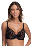Dámská podprsenka Yasemin 2104 Černá - AVA černá s tělovou 60G