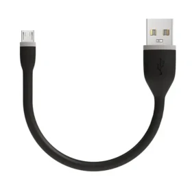 Satechi Flexible kabel USB - microUSB 0.15m černá (ST-FCM6B)