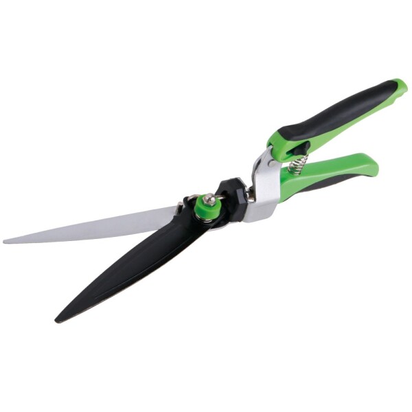 LEVIOR 45012 Zahradní nůžky na trávu, 33cm, plast. rukojeť, otočné