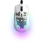 SteelSeries Aerox 3 Snow bílá / Herní myš / optická / 8500DPI / USB-A / 1.8m / 6 tlačítek (62603)