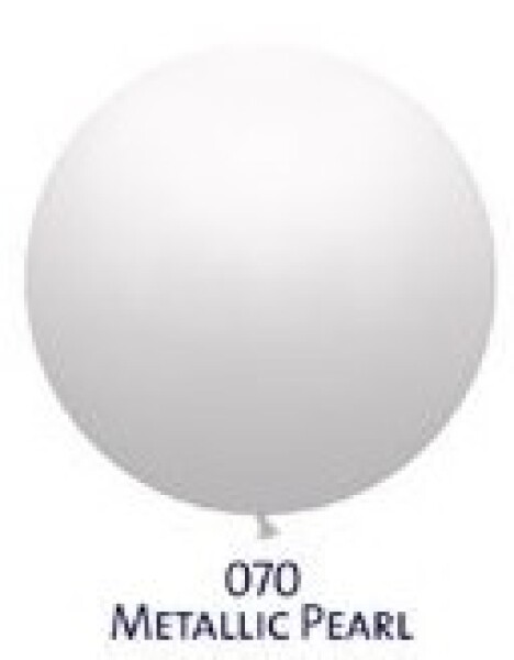 Obří balónek bílý metalický belbal Obří balónek bílý metalický belbal