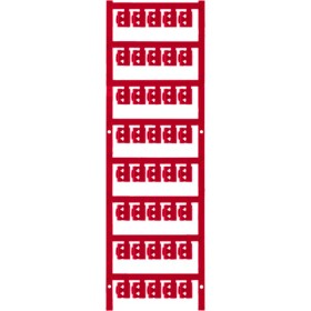 Weidmüller 1813150000 SFC 0/12 NEUTRAL RT ochranný štítek Druh montáže: přichycení sponami Potisknutelná plocha: 4.10 x 12 mm červená Počet markerů: 200 200 ks