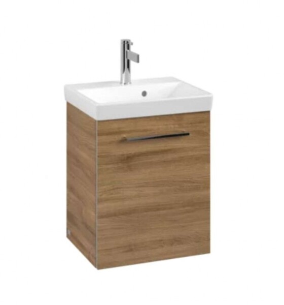 VILLEROY & BOCH - Avento Umyvadlová skříňka, 43x51x35 cm, 1 dvířka, Oak Kansas A88700RH